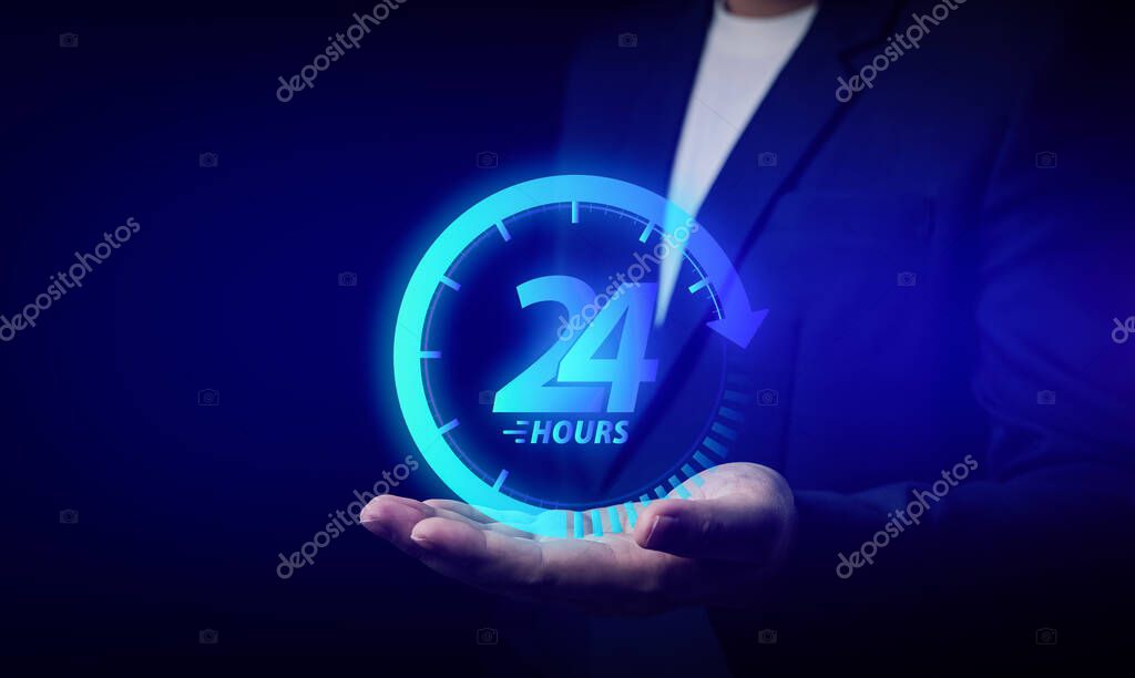 Ícone de atendimento 24 horas